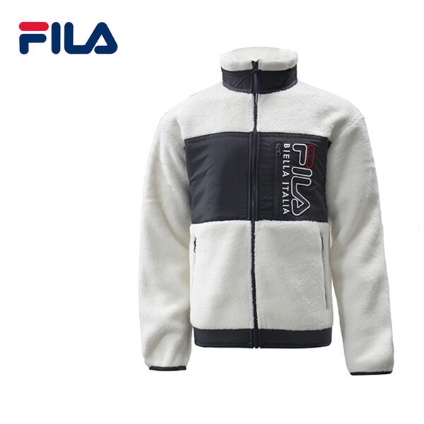 FILA/ポップコーン/BOA/フリースジャケット/オフホワイト/男性/女性/フリース/ジップアップ/フリース/FS2PLC4104X-OWH