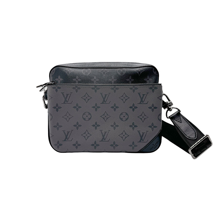ルイ ヴィトン LOUIS VUITTON ショルダーバッグ モノグラム エクリプス トリオ メッセンジャー/モノグラム エクリプス ブラック×グレー メンズ M69443 n0552