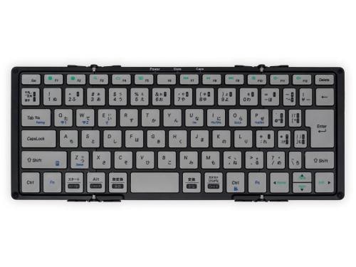 ARCHISS Bluetoothキーボード 日本語配列 折りたたみ式 83キー MOBO Keyboard 2 AM-K2TF83J/BKG [ブラック/グレー]