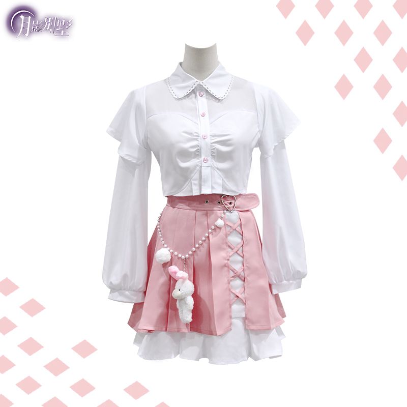 moon Shadow Villa Fanyou Cosスーツ ピンクアンナ フル衣装 アニメ コスプレ衣装