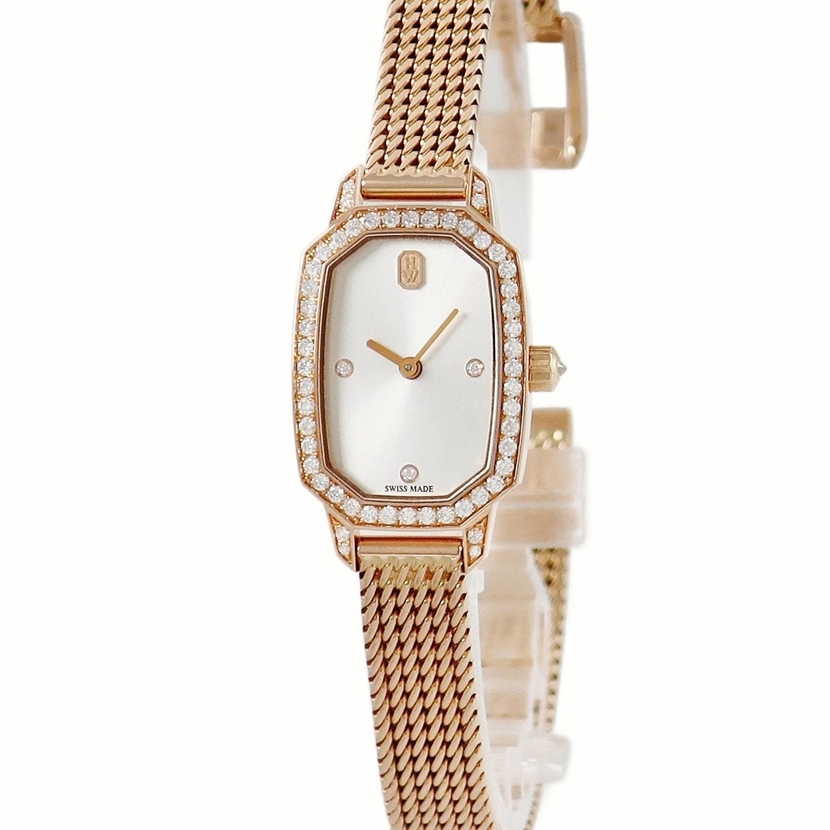 エメラルド EMEQHM18RR002 クオーツ レディース K18RG無垢 純正ダイヤ ローズゴールド クォーツ 3年保証