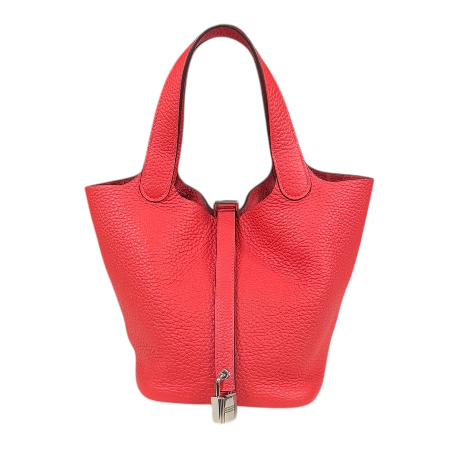 エルメス ピコタンロックPM ハンドバッグ トリヨンクレマンス ピンク HERMES 中古