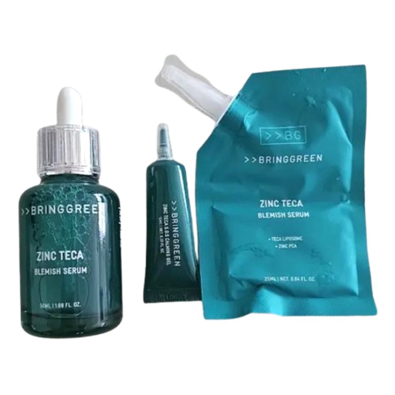 ジンクテカトラブルセラム 50ml＋リフィル25ml＋スポットジェル10ml 企画セット／敏感肌ケア 韓国コスメ トラブル集中ケア センテラ＋亜鉛配合 美容液＋スポット用ジェル