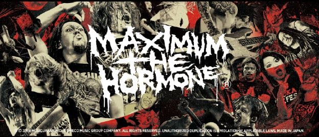 マキシマムザホルモン MAXIMUM THE BATH TOWEL グッズ タオル 2023 backdrop edition フェイスタオル