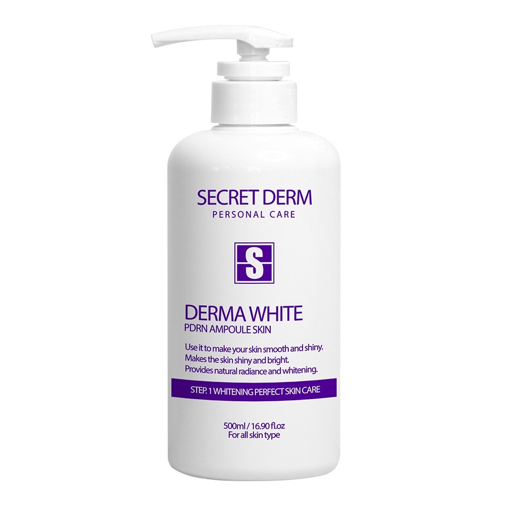 シークレットダムダマホワイトPDRNアンプルスキン500mlホワイトニングシワサーモンEGFグルタチオン 4,100円