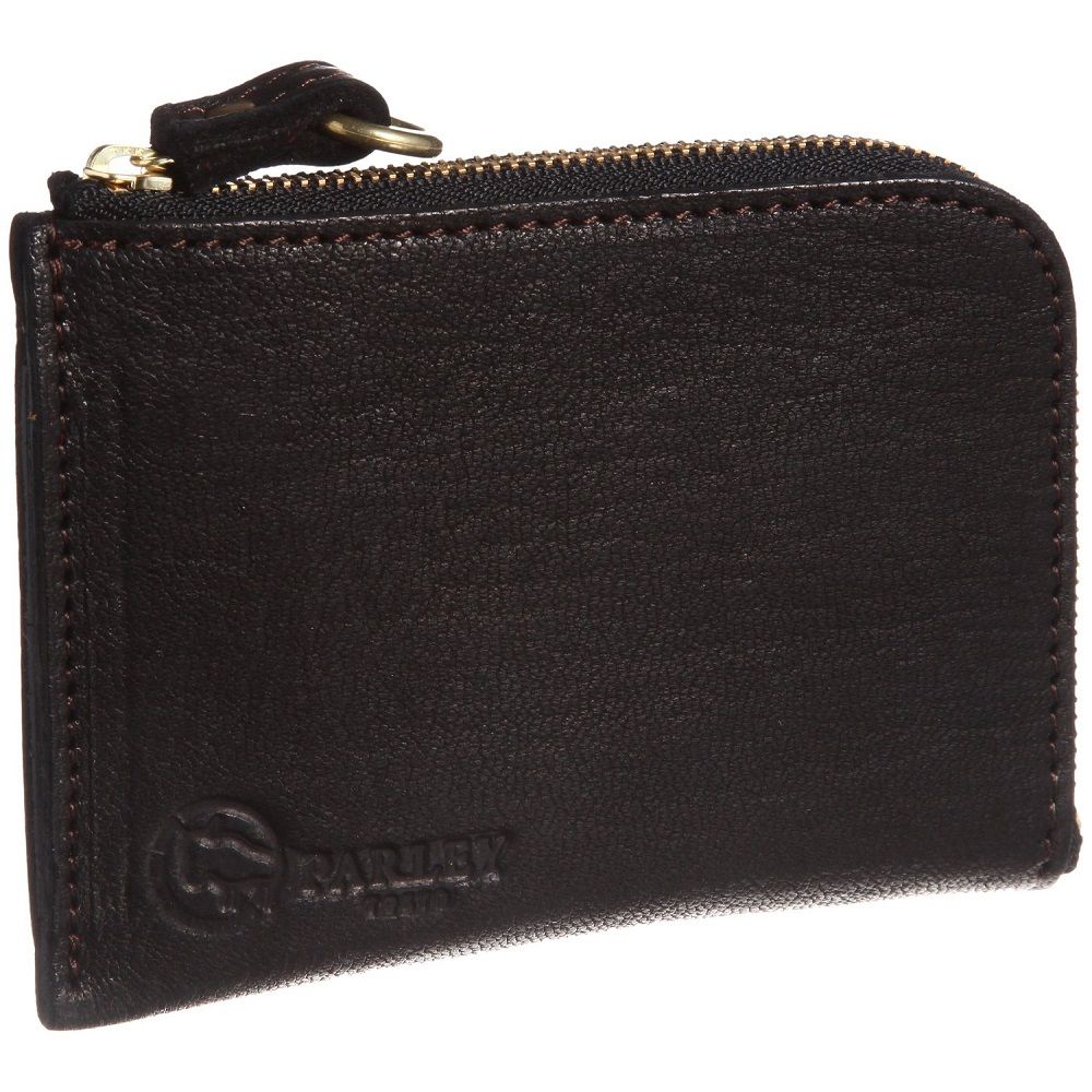 PARLEY（パーリィー） エルク 天然鹿革 L型 財布 ウォレット コンパクト BK ブラック FE-07