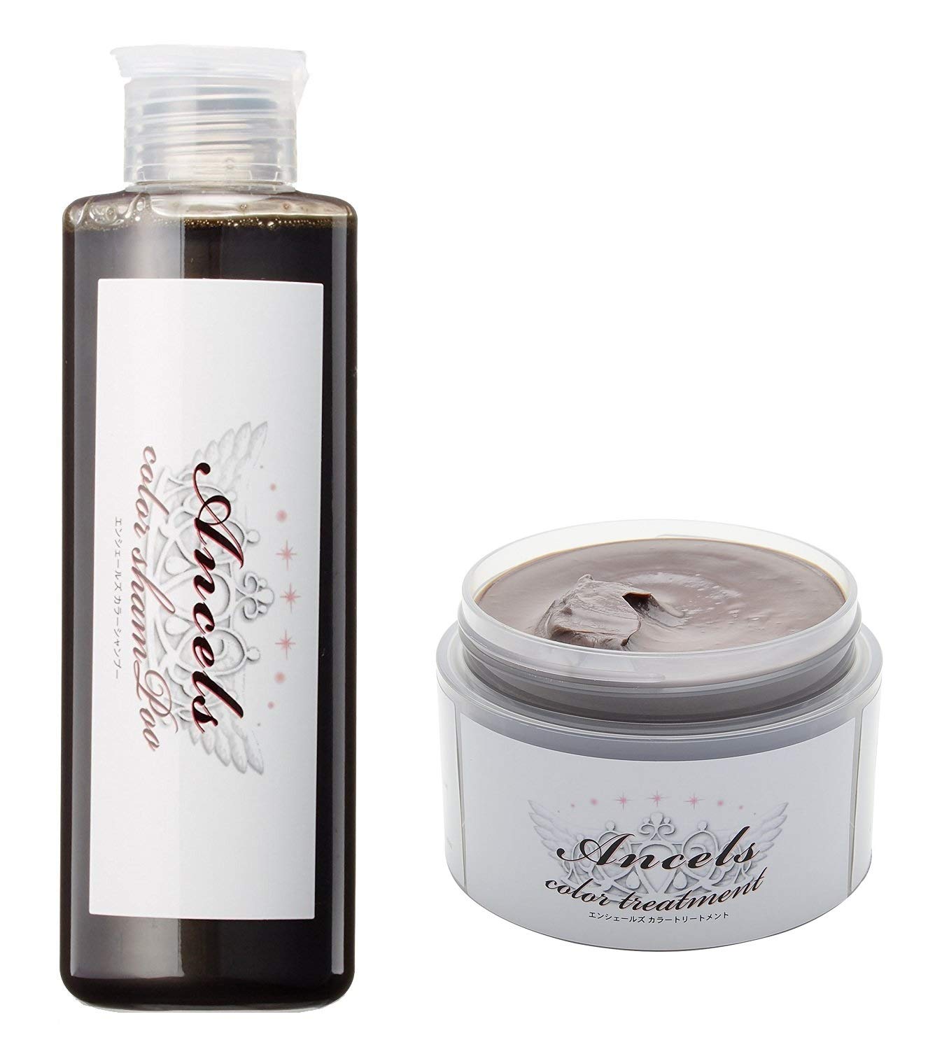 エンシェールズ　カラーシャンプー【シルバー】＆カラーバター【アッシュミルクティ】セット