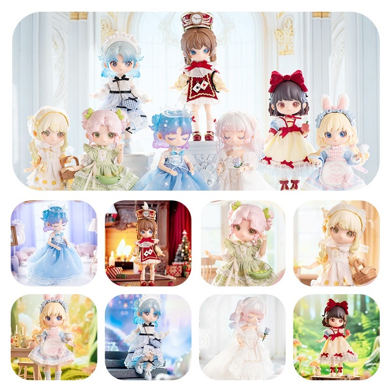 【公式正规品】リロロ 2代 童話の小屋シリーズ 12分BJDドール ブラインドボックス フィギュア 女の子向け ギフト 置物