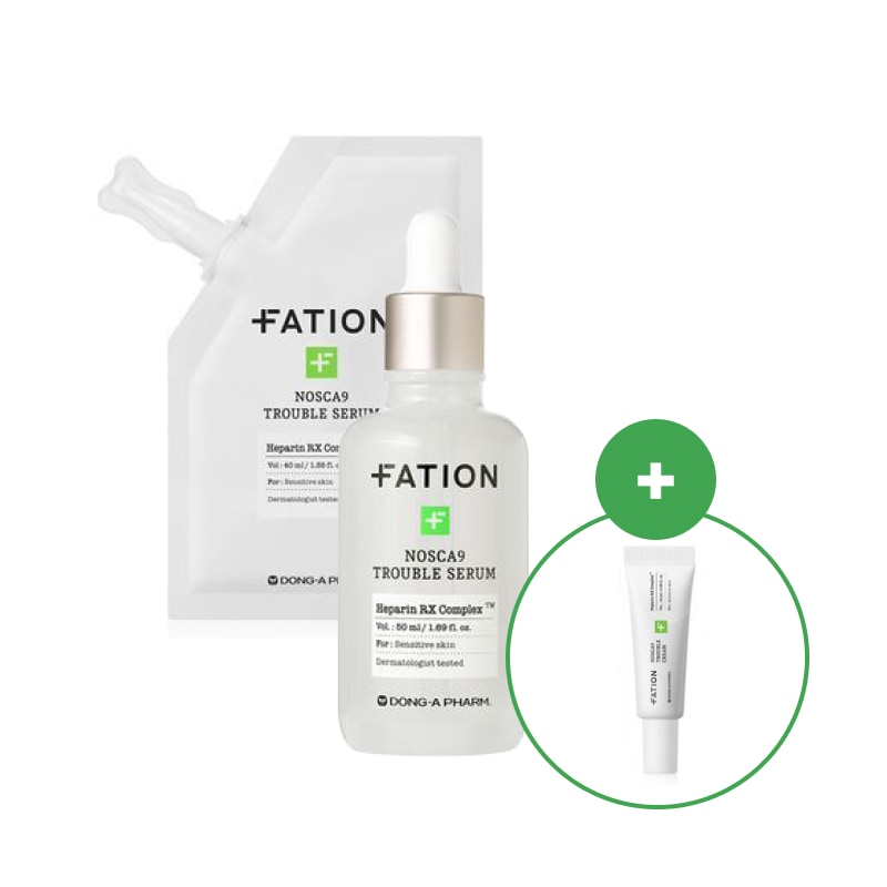 【限定企画／大容量】 ノースカナイン トラブルセラム 50ml リフィル企画 （＋リフィル40ml ＋ クリーム10ml）