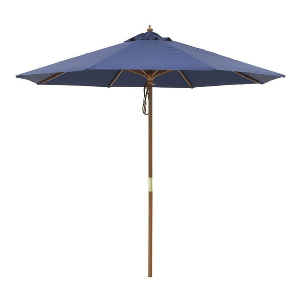 PAS-27BL ウッドパラソル 2.7m ネイビーブルー メーカー直送