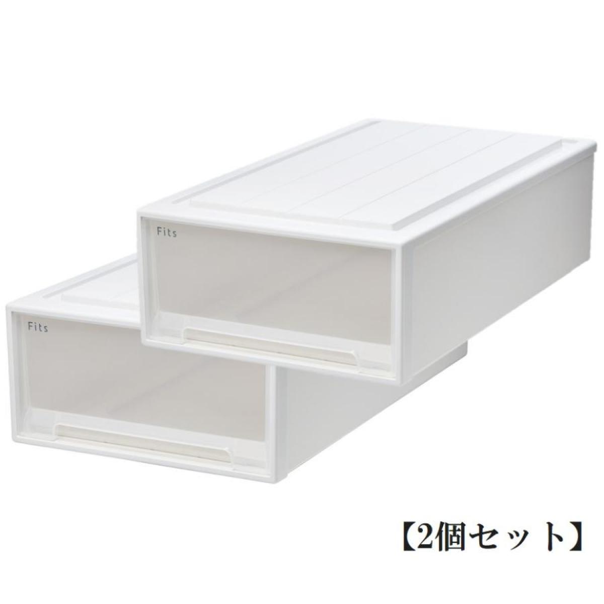 天馬(TENMA) フィッツケース 74-44M ホワイトクリア 収納 ケース 衣類 Fits 収納ボックス ホワイト (2個組) 6,777円