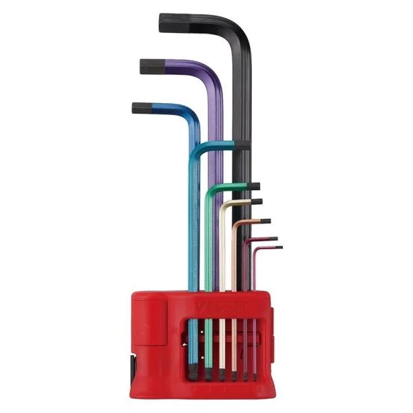 ベッセル レインボールL型レンチ9本組 8909BP 作業工具 ドライバー 六角棒レンチ