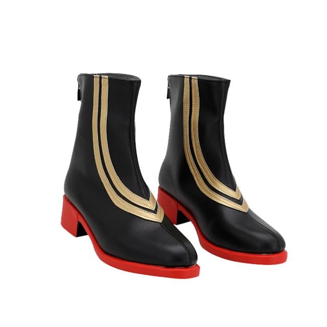 【短納期】あんさんぶるスターズ ALKALOID 早巽 かぜはやたつみ コスプレブーツ 靴 ハロウイン パーティー 仮装