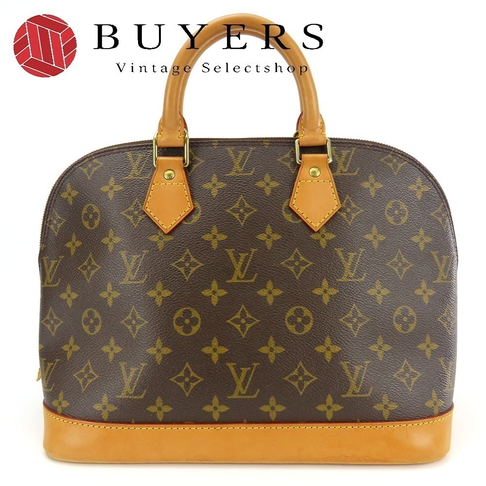 中古 ハンドバッグ アルマ M51130 モノグラム ブラウン ゴールド金具 普段使い レディース 女性