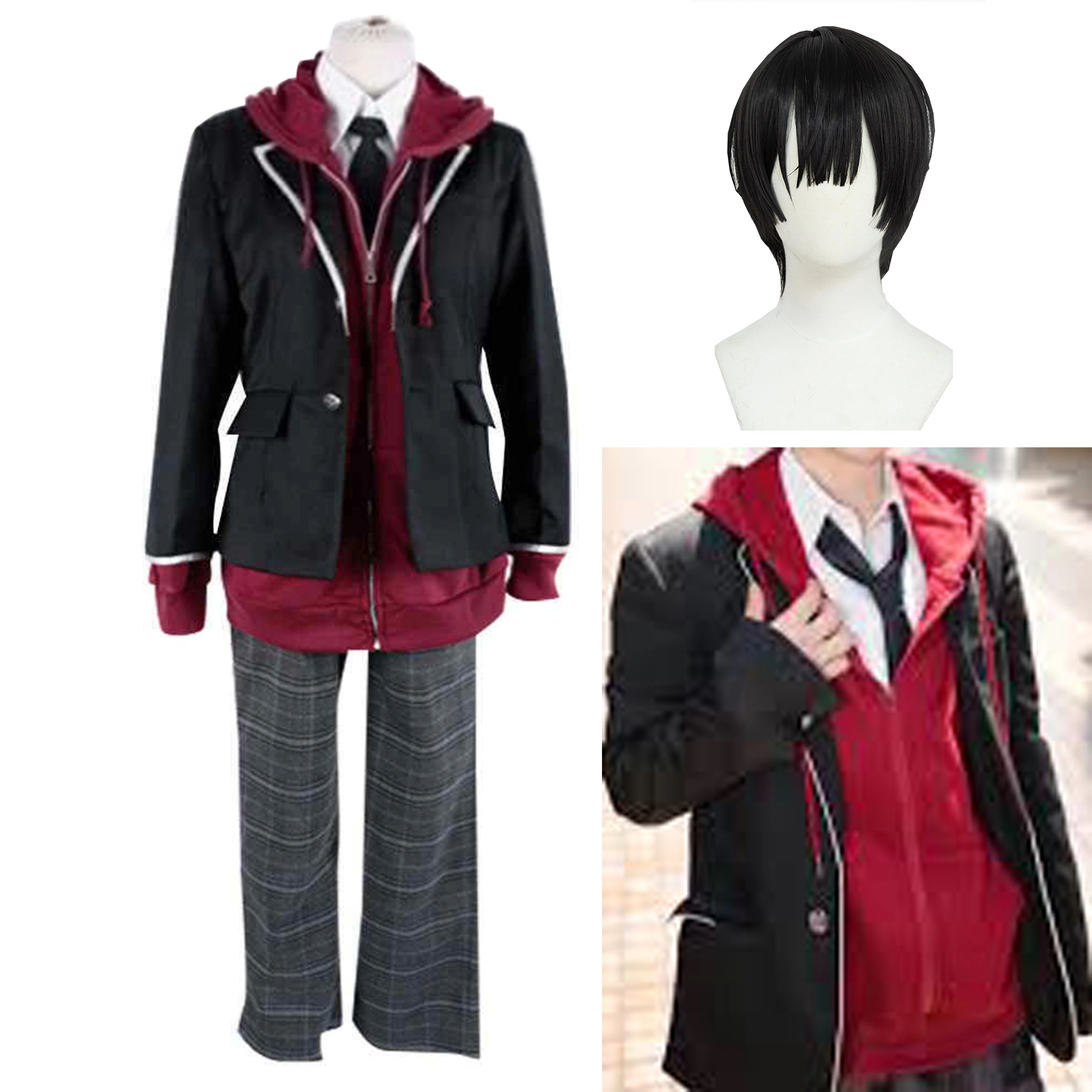 【全シリーズ発売中】 【値引き中】ウィッグ コスプレ衣装 撮影 大人 クリスマス ハロウィン コスプレ衣装 校服 新衣装 くずは 制服 葛葉 葛叶 私服 葛葉 コスプレ衣装 10,866円