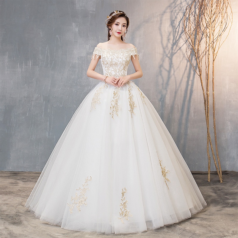 結婚式ワンピース 着痩せ 結婚式ワンピース お呼ばれ お呼ばれワンピース 結婚式ワンピース 結婚式 ワンピース おしゃれなワンショルダーウェディングドレス新作床丈花嫁韓国風夢のようなスリムシンプル