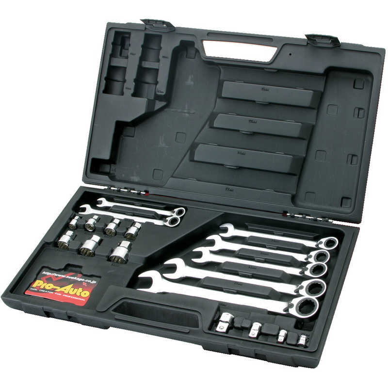 スエカゲツール　18PC.リバースギアレンチセット　RGW18S