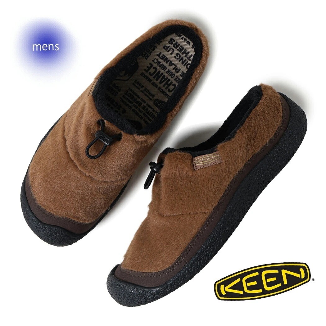 KEEN キーン メンズ ハウザー スライド シューズ クロッグ サンダル スニーカー MEN HOWSER 3 SLIDE BISON/BLACK ( 茶色 ブラウン アウトドア 1029443 )
