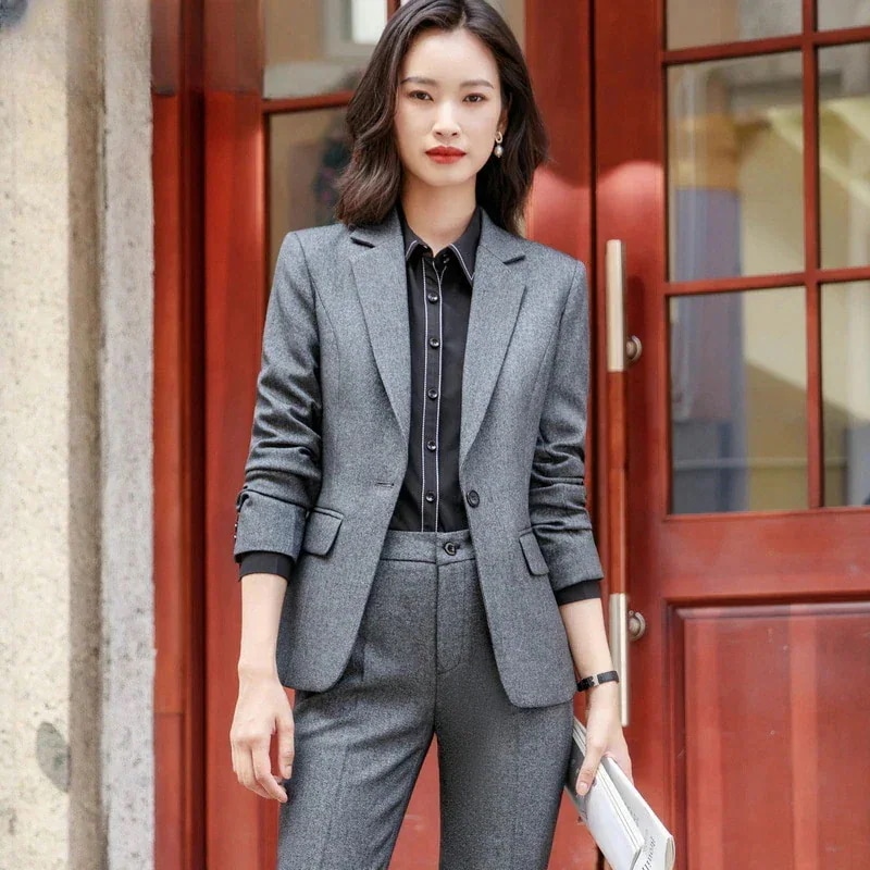 2025初春新品 レディース スーツセット 卒業式 ママ スーツ セットアップ 通勤 入学式 メガ割 8