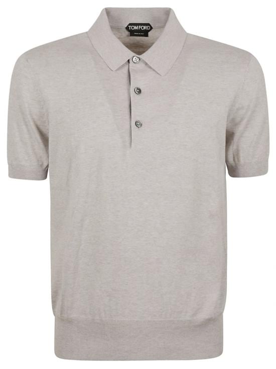TOMFORD Men Polo Shirts KPS004YMC024S25IG030 Grey