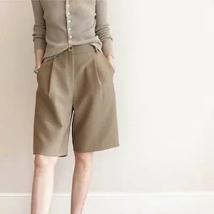 本日 ワイドパンツ ハーフパンツ キュロット 半パン レディース 個性的 Aライン 膝上 ハイウエスト 無地 黒 ベージュ S M L XL 2XL 3XL 4XL 5XL 大きいサイズ