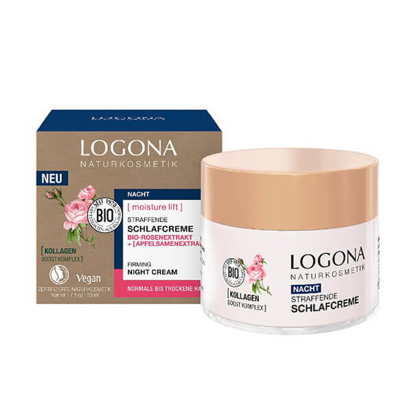 ロゴナ モイスチャーリフトナイトクリームローズ50ml 保湿 50代 60代