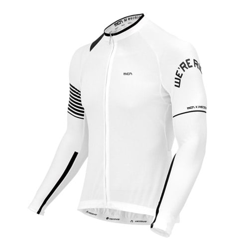 MCNSPORTS ライダーホワイトロングスリーブジャージ