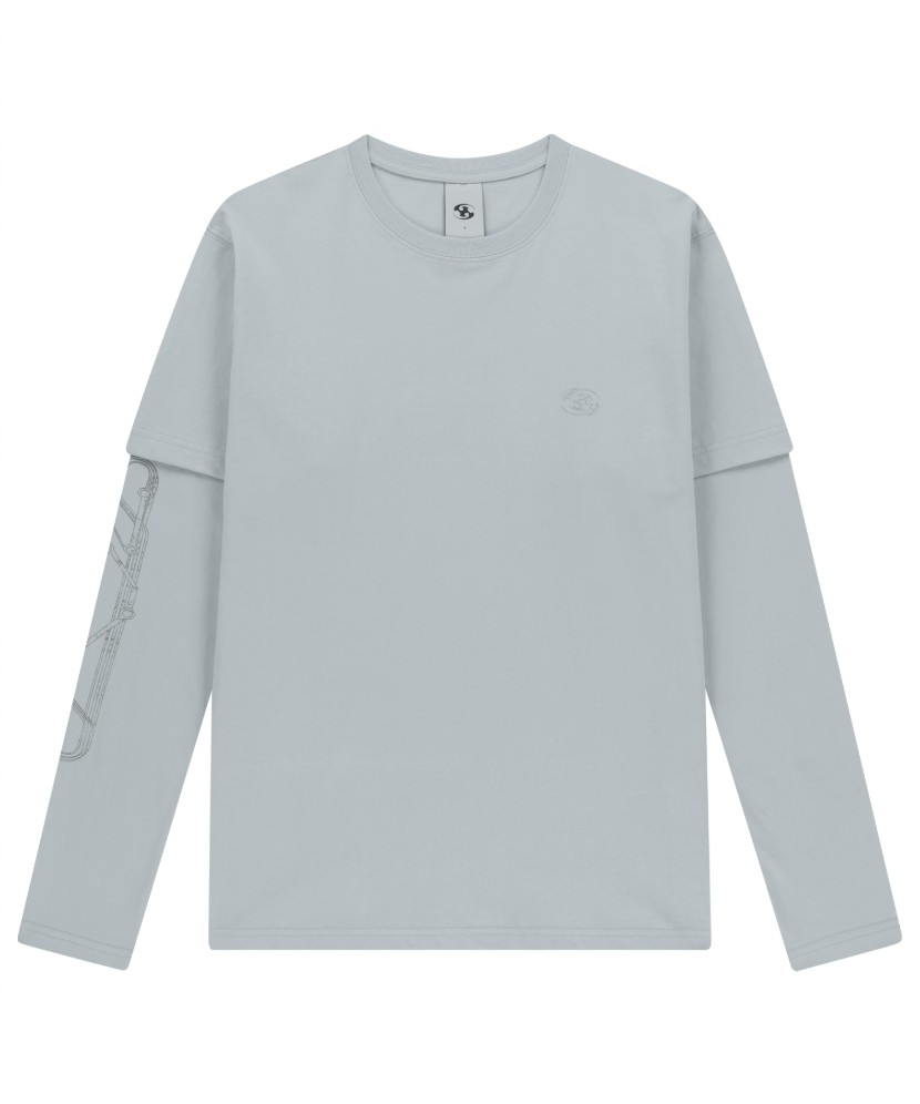 【SANSANGEAR】 25SS ARCANA TREE LONG SLEEVES : ICE GREY