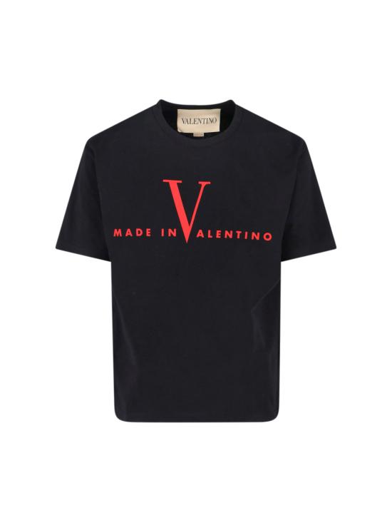 VALENTINO GARAVANI Men T-Shirts 8V3MG16PBAQ 0NR Black
