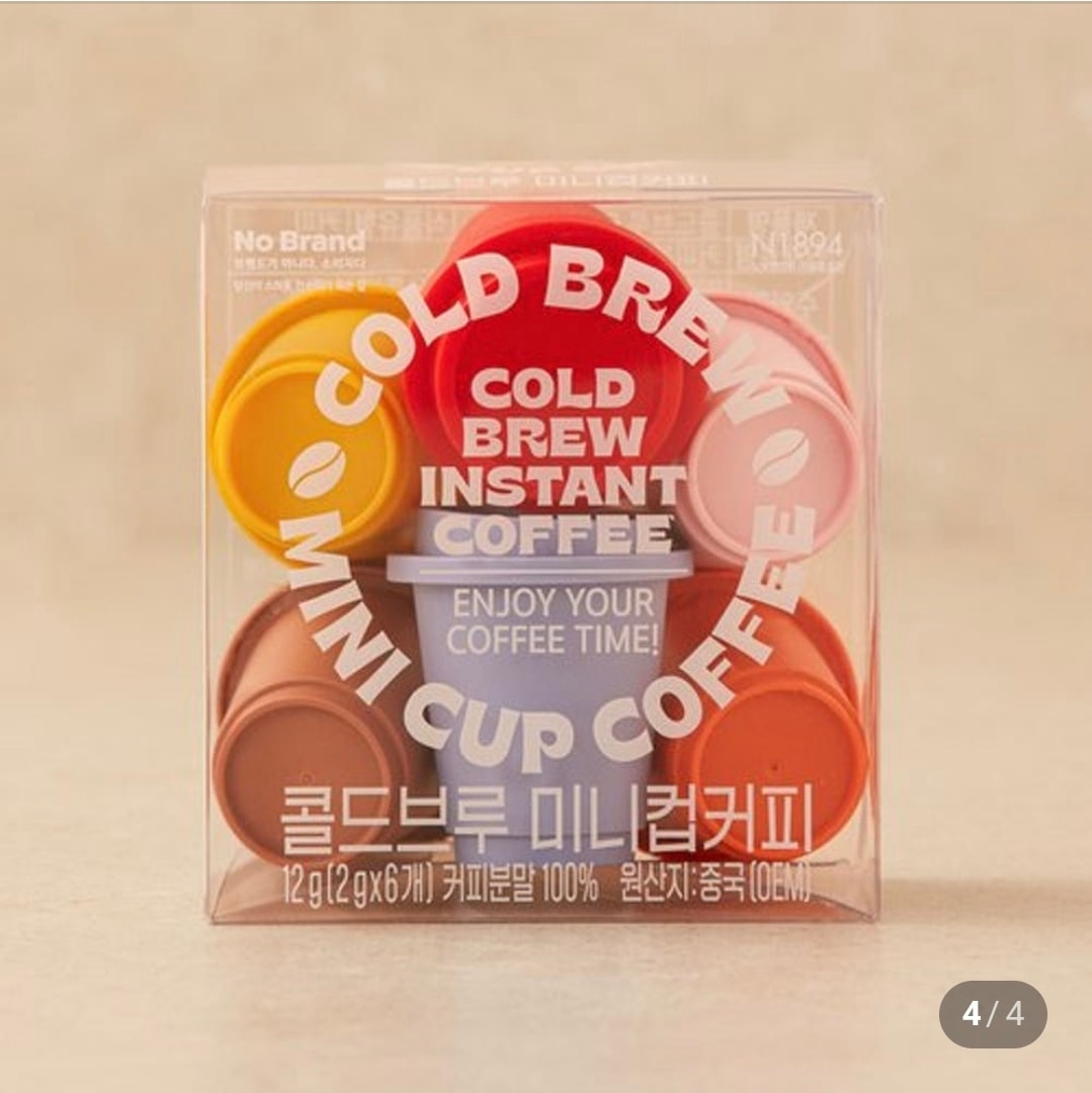 (韓国食品) 2g*6個*10box /コールドブリュー ミニカップコーヒー/ ミニカップコーヒー/ コーヒー/ コールドブリュー/ 韓国コーヒー