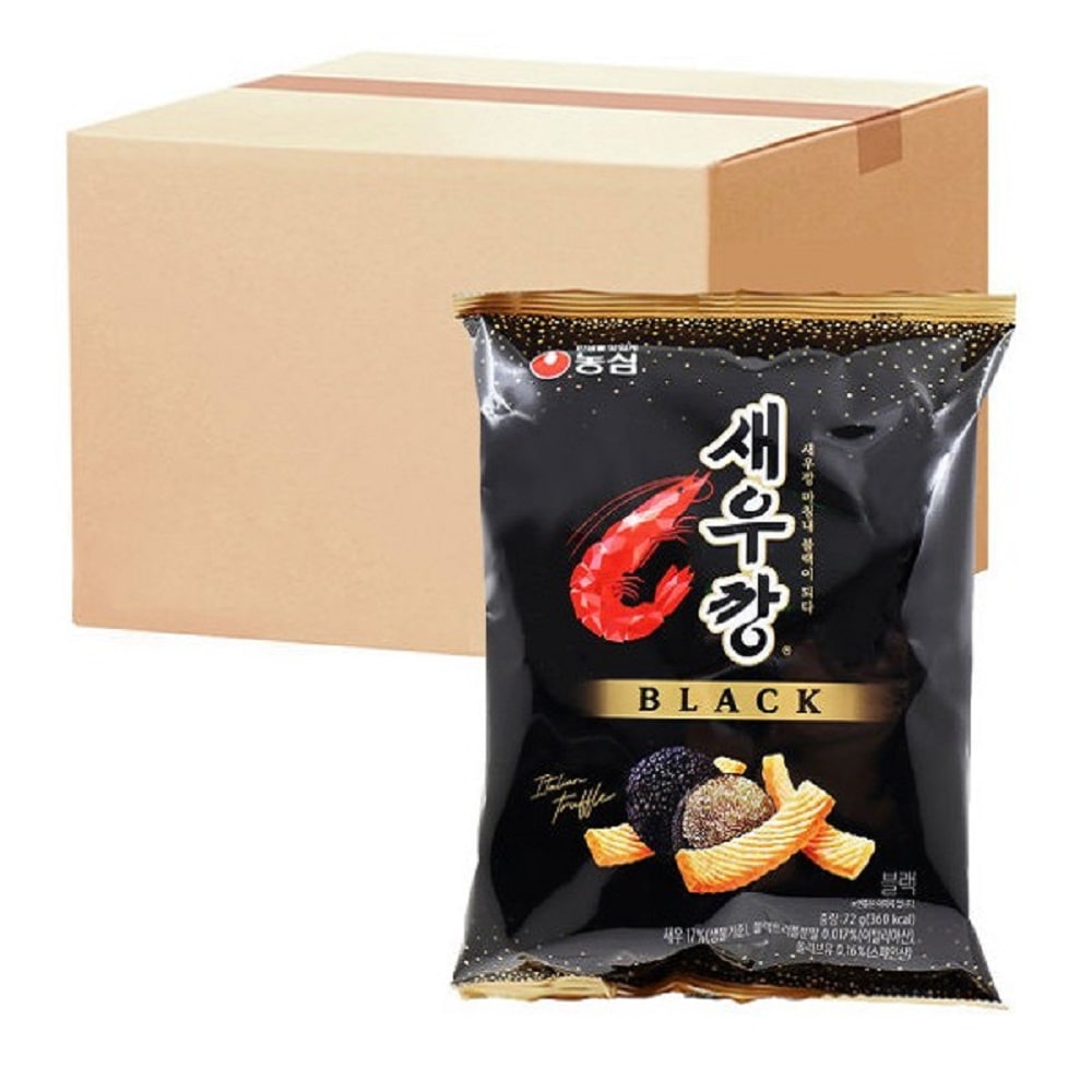 韓国-K MEAL-セウカン ブラック 72g X 20入 ボックス セウカン 50周年 国民おやつ おつまみ 主戦ブリ 香ばしさ エビ味 -K FOOD渡韓ごっこ