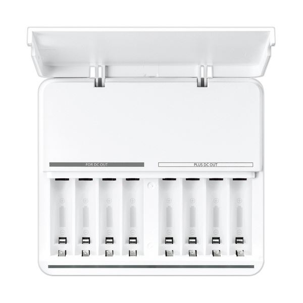 USB出力付急速充電器8列 単3形/単4形用 BQ-CCA3 1個