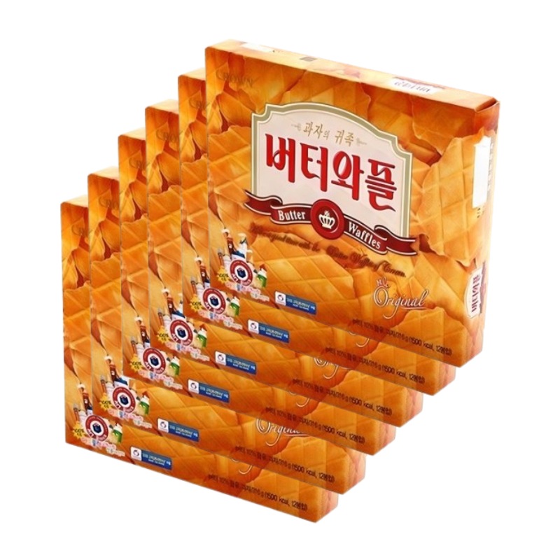 かんこくしょくひん [K-FOOD] バターワッフル 316g 6個