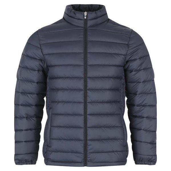 メンズウェロンハイネック裏起毛軽量パディング DD-JUP-W2DPDJK-769-ネイビー