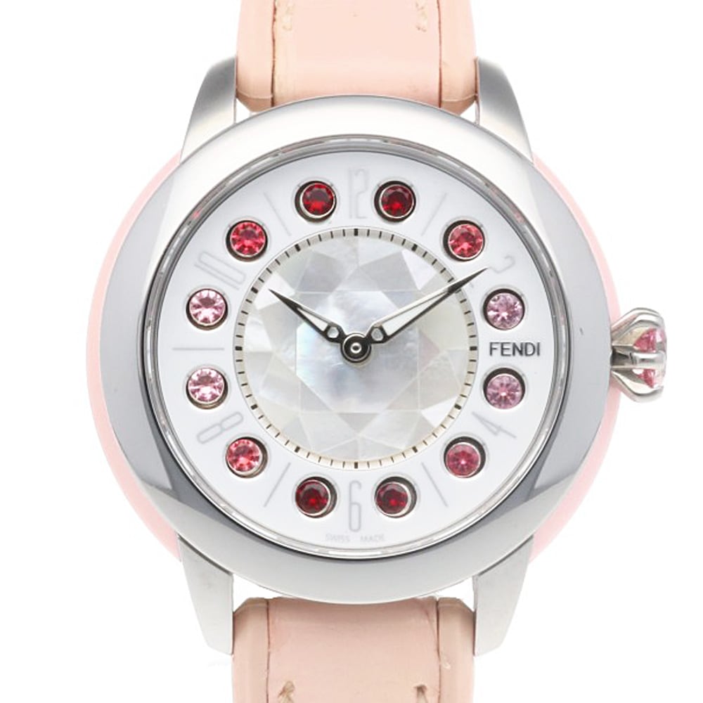 フェンディ アイシャイン 腕時計 ステンレススチール 002-12100S-150 クオーツ 1年保証 FENDI 中古
