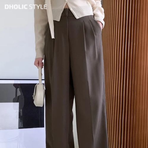 [メガ割りSALE]3TYPEツータックバックゴムワイドスラックス・p682446