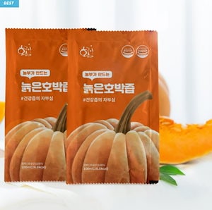 韓国 かぼちゃジュース 黄金の家 カボチャ汁 100ml x 30個入り
