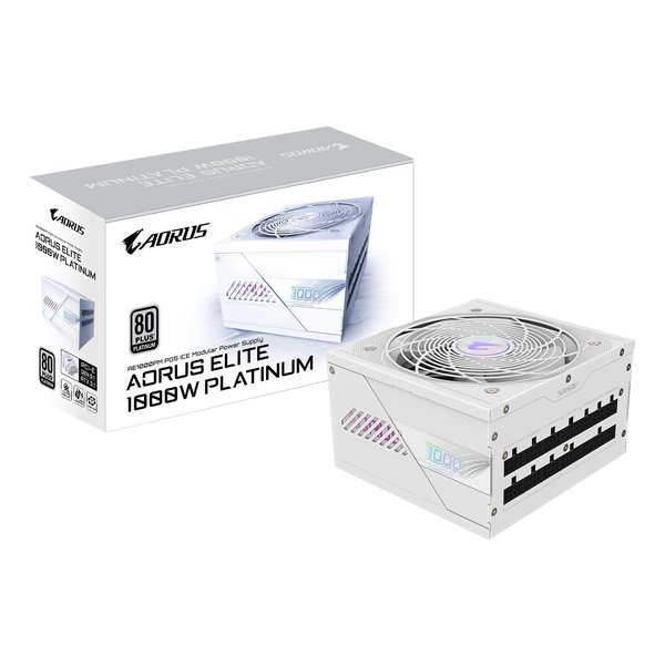 AORUS ELITE P1000W 80+ Platinum Modular PCIe 5.1 ICE rev. 1.1 GP-AE1000PM PG5 ICE