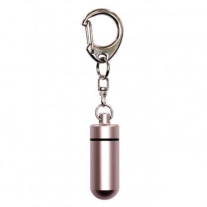 ペット供養 遺骨カプセル 中 キーホルダー ライトピンク H3.8cm 10入 060365