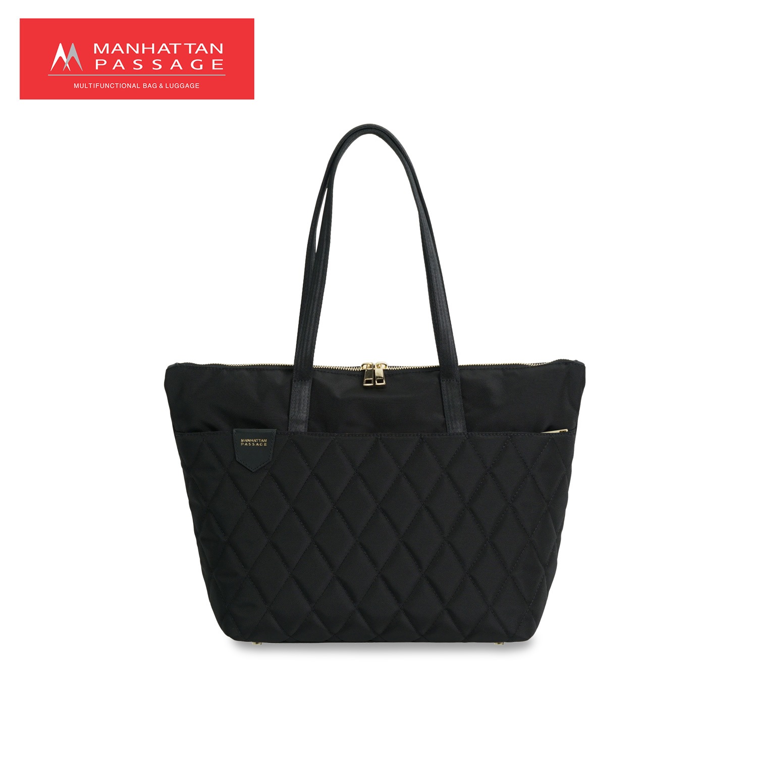 バッグ トートバッグ エブリデイトート レディース ファスナー付き ブラック 黒 1231