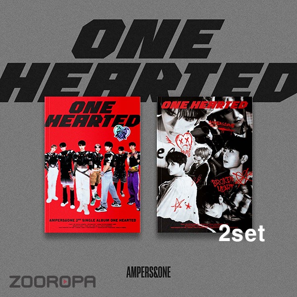 [2종세트] 앰퍼샌드원 AMPERS&ONE ONE HEARTED 싱글앨범 2집