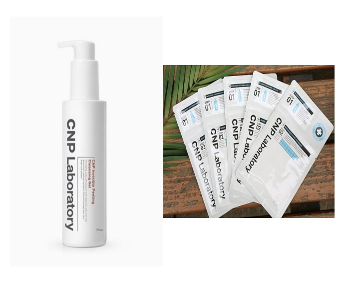 (正規品)CNPインビサブルピーリングクレンジングジェル170mL+クイックスーディングmask5枚