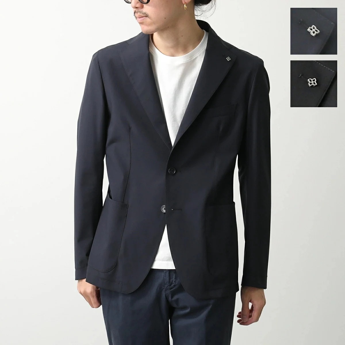 TAGLIATORE タリアトーレ ジャケット G-DAKAR22K PET ダカール 880007 メンズ シングルブレスト ストレッチナイロン テーラード ノッチドラペル カラー2色