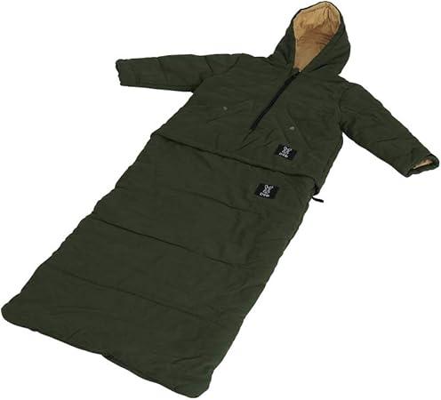 ジャケシュラ2 3サイズ 防寒具や焚き火ジャケットとしても使える2WAY寝袋