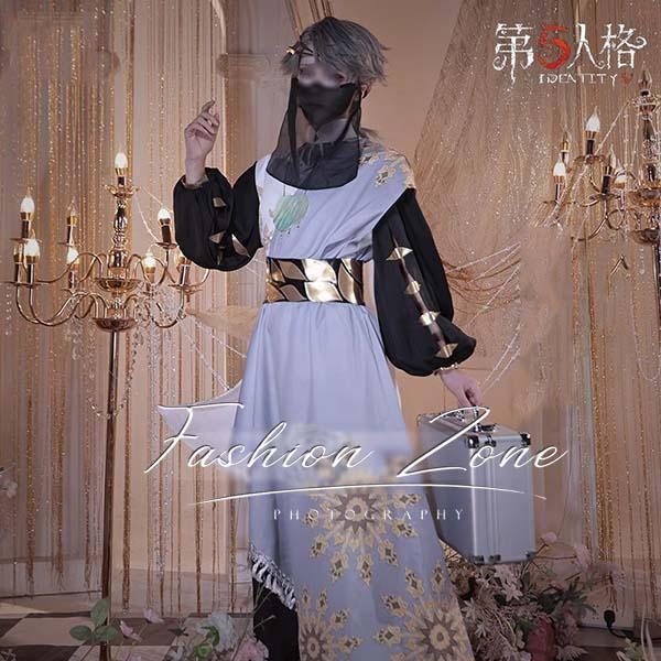 第五人格 IdentityV 風 納棺師 イソップ・カール 世界旅行 コスプレ衣装 ウィッグ cosplay ハロウィン 演出服 変装