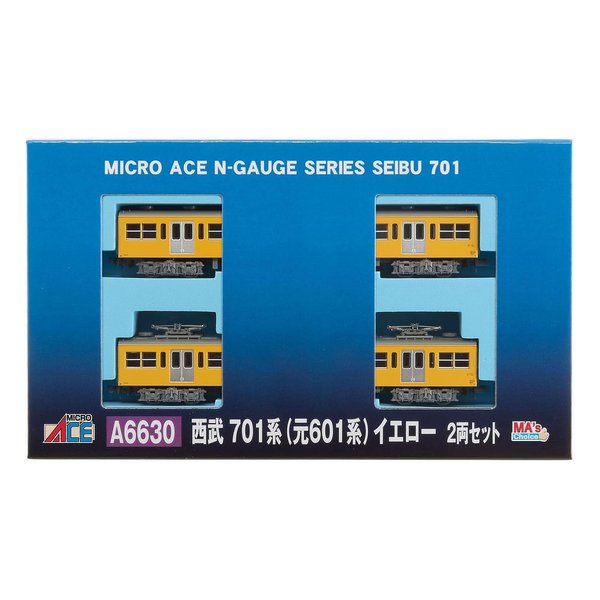 西武701系 元601系 イエロー 2両セット A6630