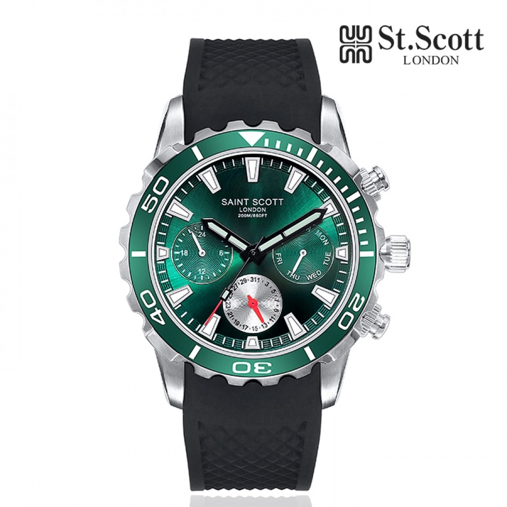セントスコットロンドン ST9008M-SGB オーシャンマスターウォッチ