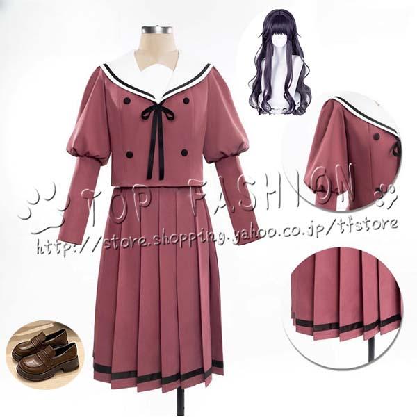 2026人気販売!薫る花は凛と咲く 風 和栗薫子 わぐりかおるこ 制服 コスプレ衣装 ウィッグ 靴 cosplay コスチューム ハロウィン クリスマス