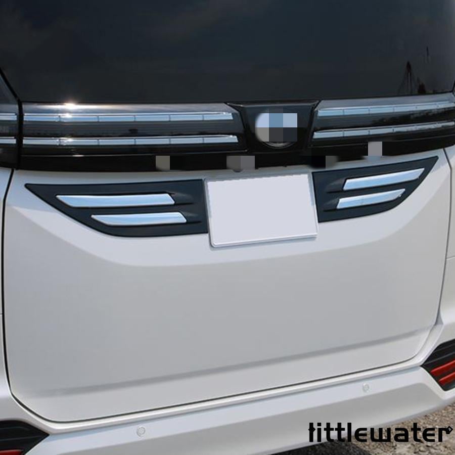 新型 トヨタ ヴォクシー ノア NOAH VOXY 90系 専用 バックドアガーニッシュ エンブレムガーニッシュ パーツ アクセサリー 外装 2P