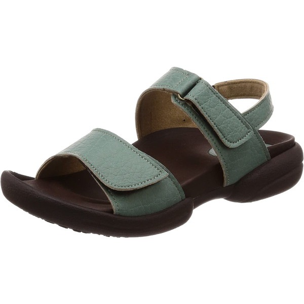 Re：getA リゲッタ バックベルト付きグミサンダル ゆったりワイド カジュアル シューズ DXB279-LBL